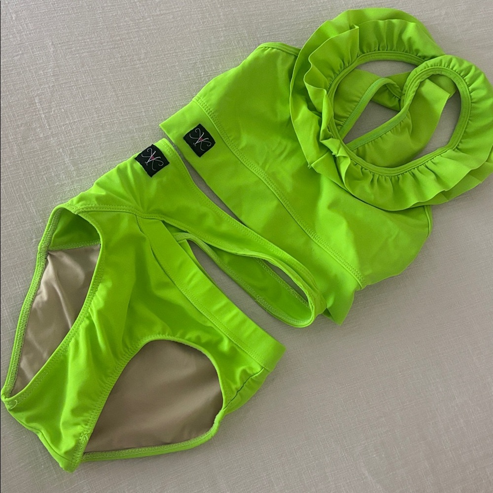 Neon Green dancewear set